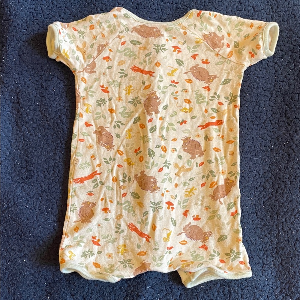 Mori Animal Print Baby Romper